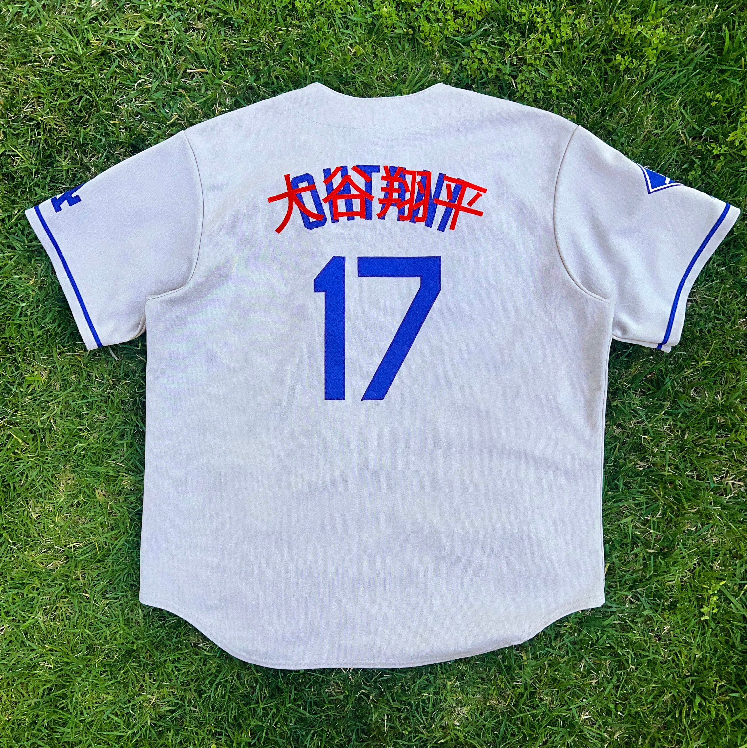 Ohtani Kanji Jersey - Los Angeles Dodgers (Road)